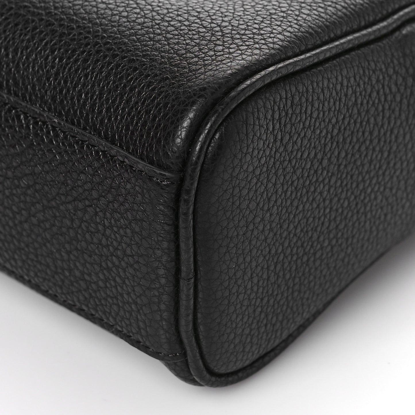 Calfskin Travel Camera Crossbody Bag Black