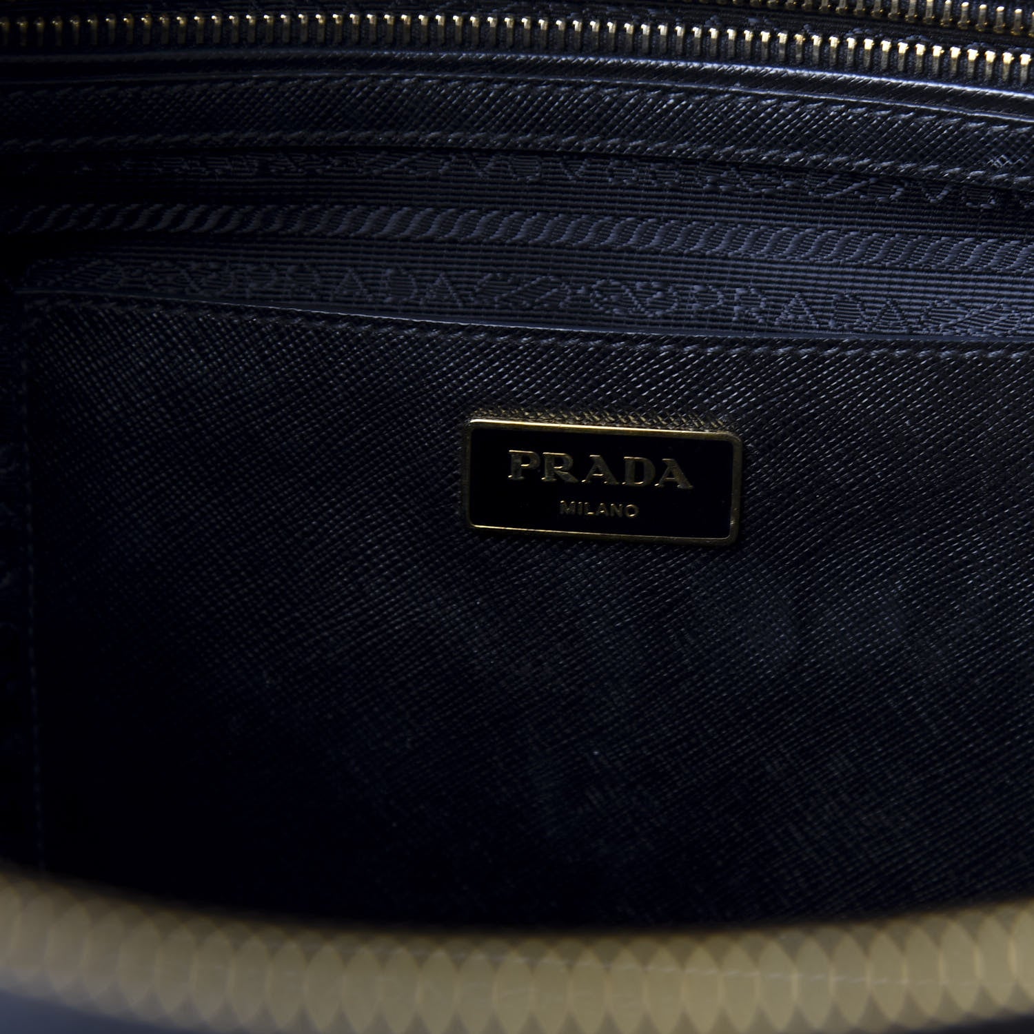Prada Saffiano Lux Extra Large Galleria Double Zip Tote Black 9 of 14