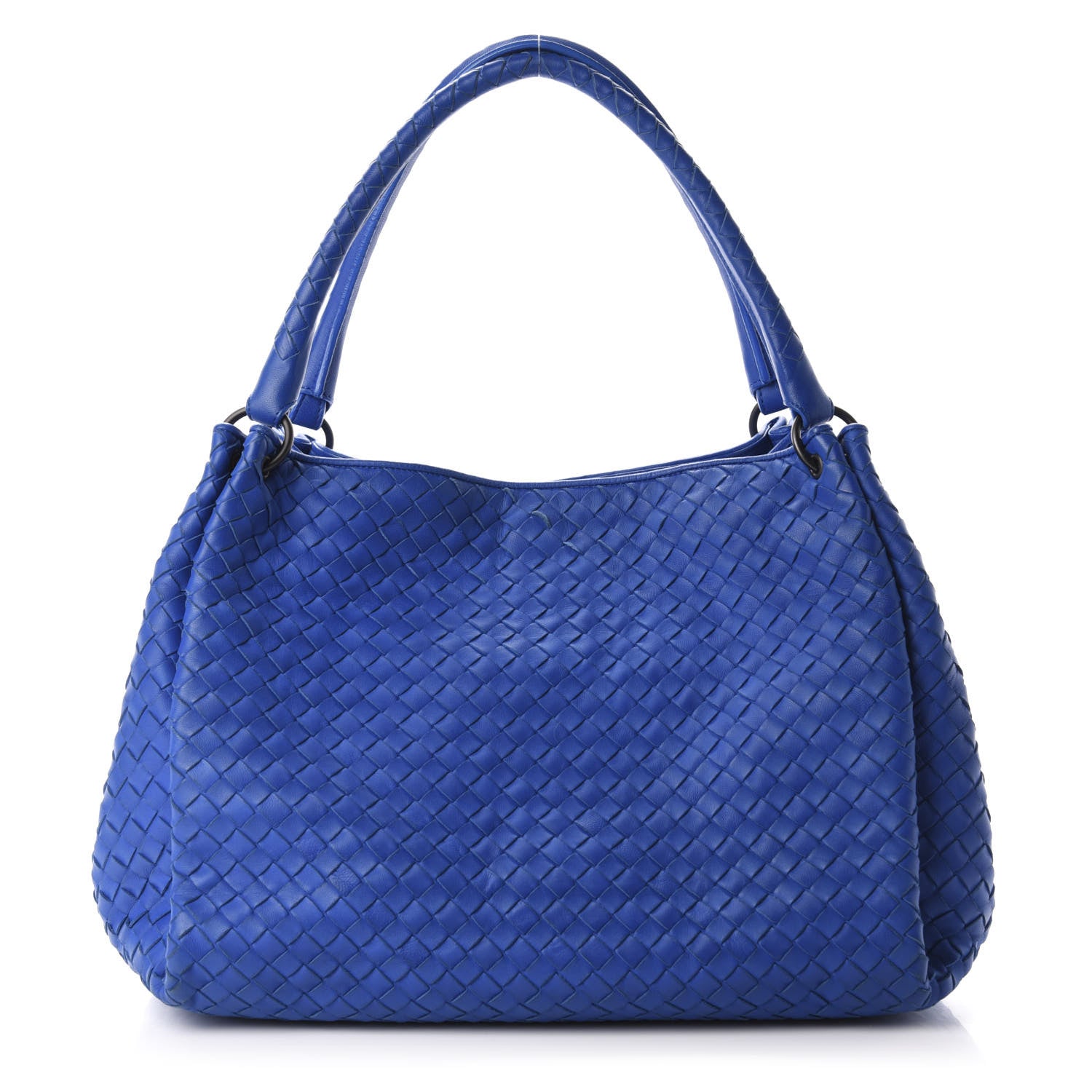 Bottega Veneta Nappa Intrecciato Parachute Bag Signal Blue 1 of 9
