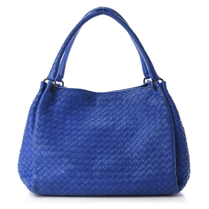 Bottega Veneta Nappa Intrecciato Parachute Bag Signal Blue 1 of 9