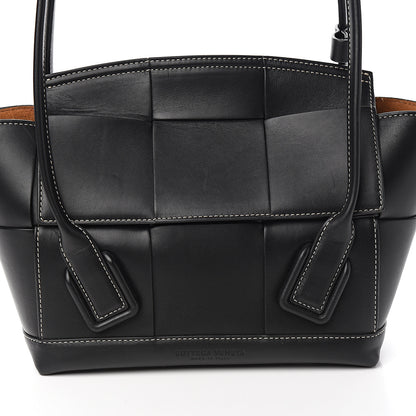 Bottega Veneta French Calfskin Maxi Intrecciato Small Arco Black 11 of 11