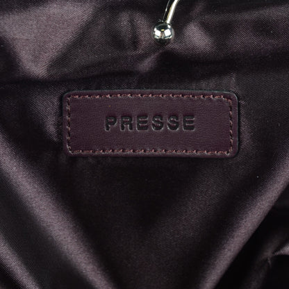 Chanel Lambskin Embroidered Frame Bag Violet Fonce 8 of 8