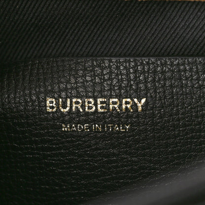Burberry Derby Calfskin House Check Baby Macken Crossbody Bag Black 6 of 10