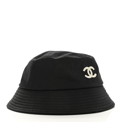 Chanel Cotton CC Bucket Hat L Black 3 of 12
