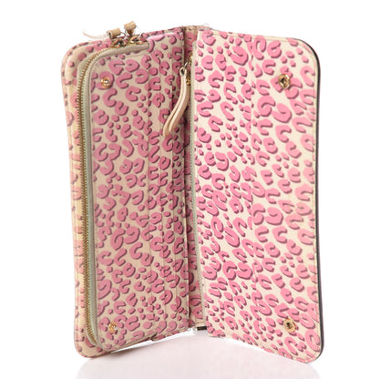 Louis Vuitton Monogram Leopard Insolite Wallet Blanc Corail 5 of 11