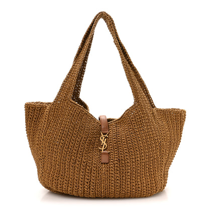 Saint Laurent Raffia Le 5 A 7 Bea Tote 1 of 11