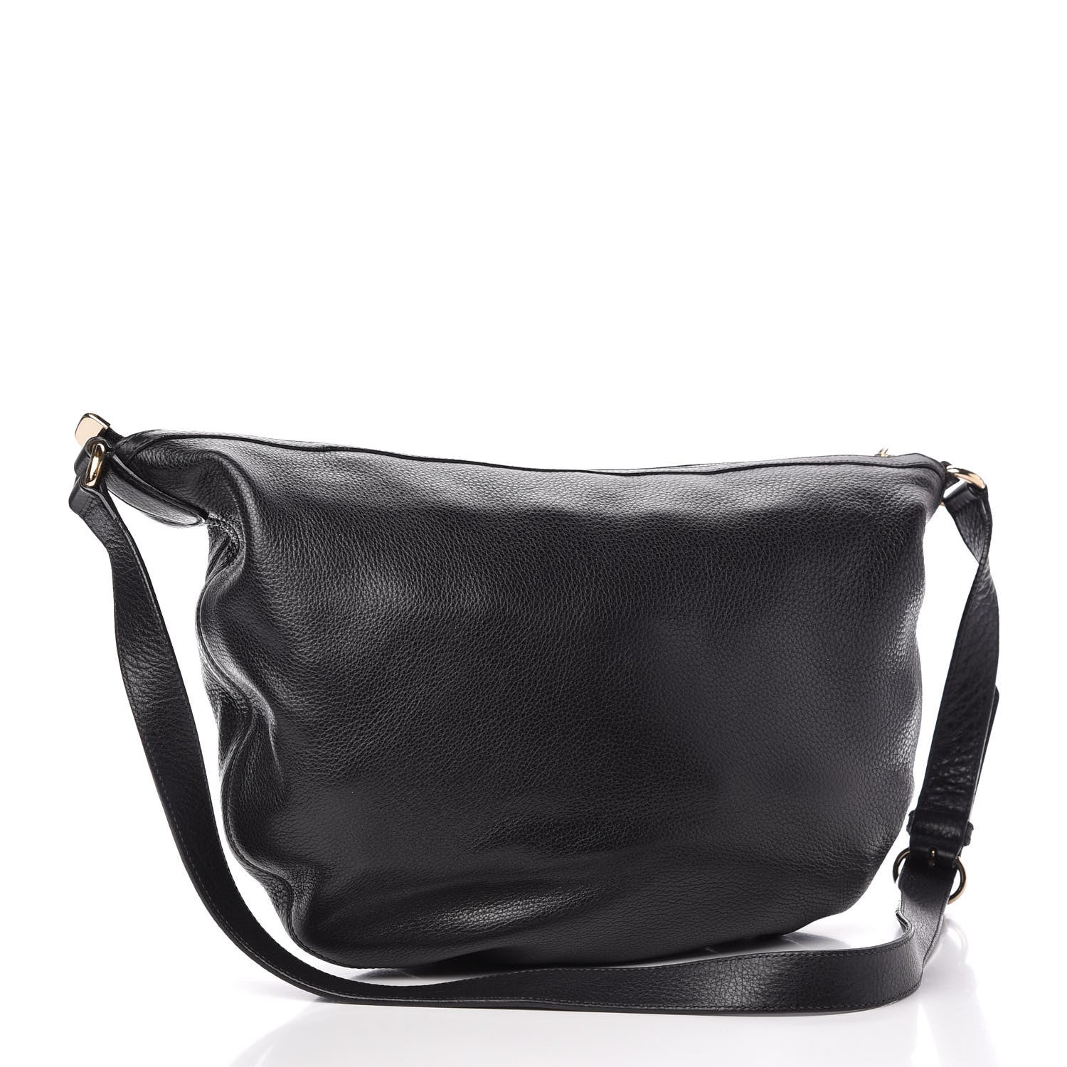 Gucci Pebbled Calfskin Medium Soho Hobo Black 3 of 11