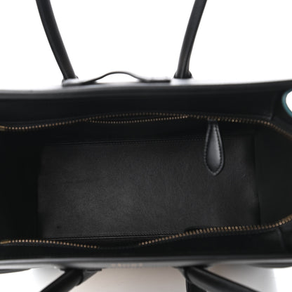 Celine Bullhide Drummed Calfskin Micro Tri-Color Luggage Antarctic 5 of 14