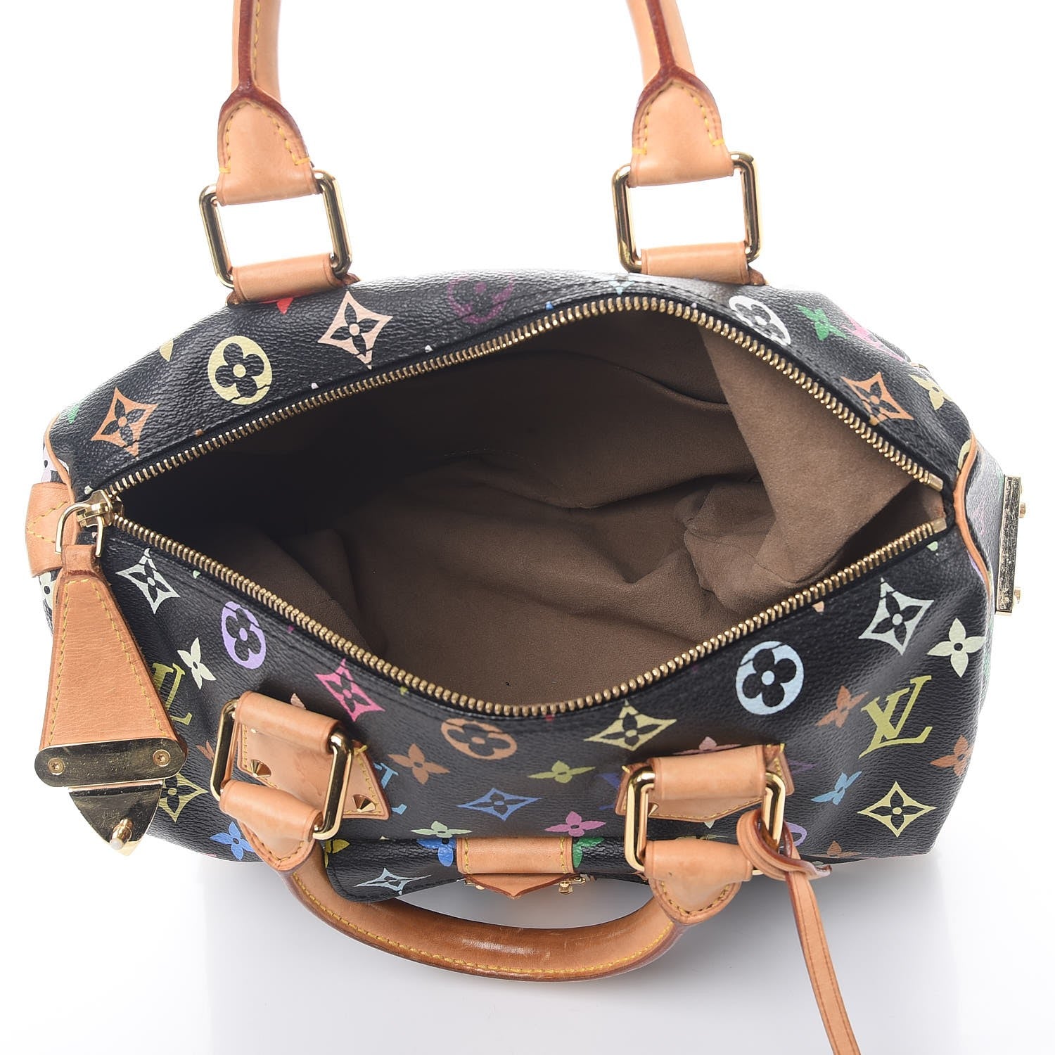 Louis Vuitton Monogram Multicolor Speedy 30 Black 5 of 14