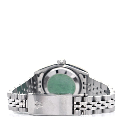 Rolex Stainless Steel 18K White Gold Diamond 26mm Oyster Perpetual Datejust Watch White 79174 6 of 8