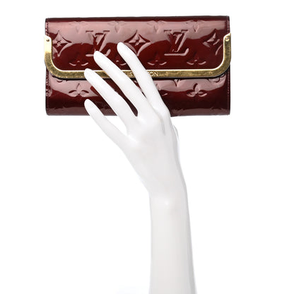 Louis Vuitton Vernis Rossmore Wallet Rouge Fauviste 2 of 10