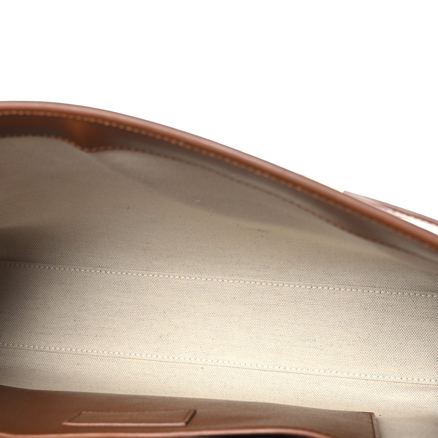 Raffia Calfskin Manhattan Shoulder Bag Natural Brick
