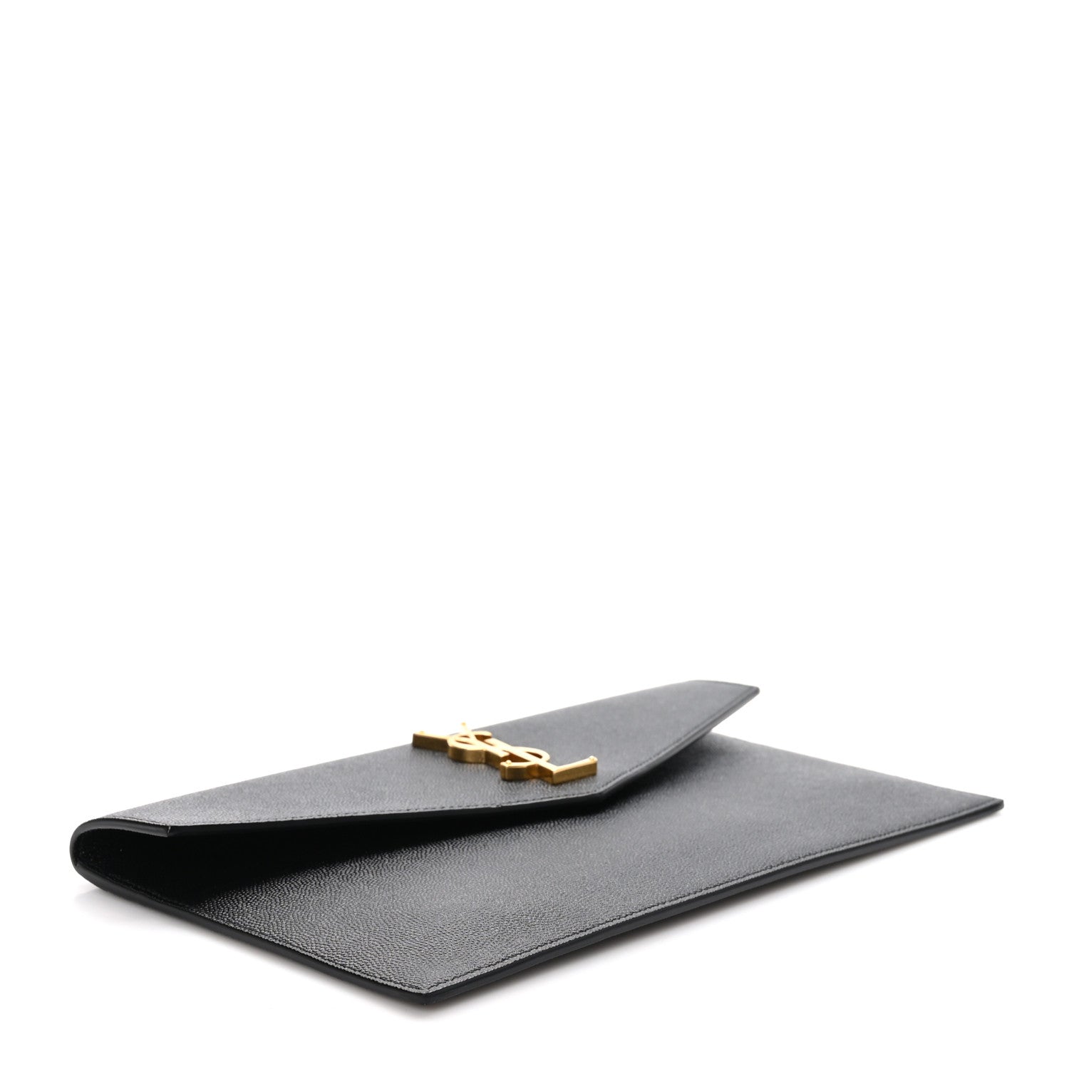 Saint Laurent SAINT LAURENT Grain De Poudre Monogram Uptown Pouch Black 4 of 8