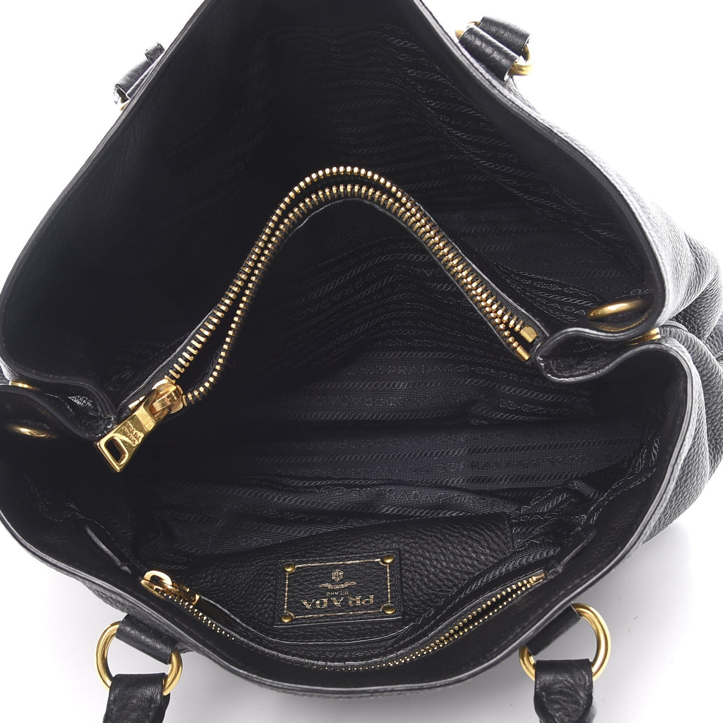 Vitello Daino Tote Black