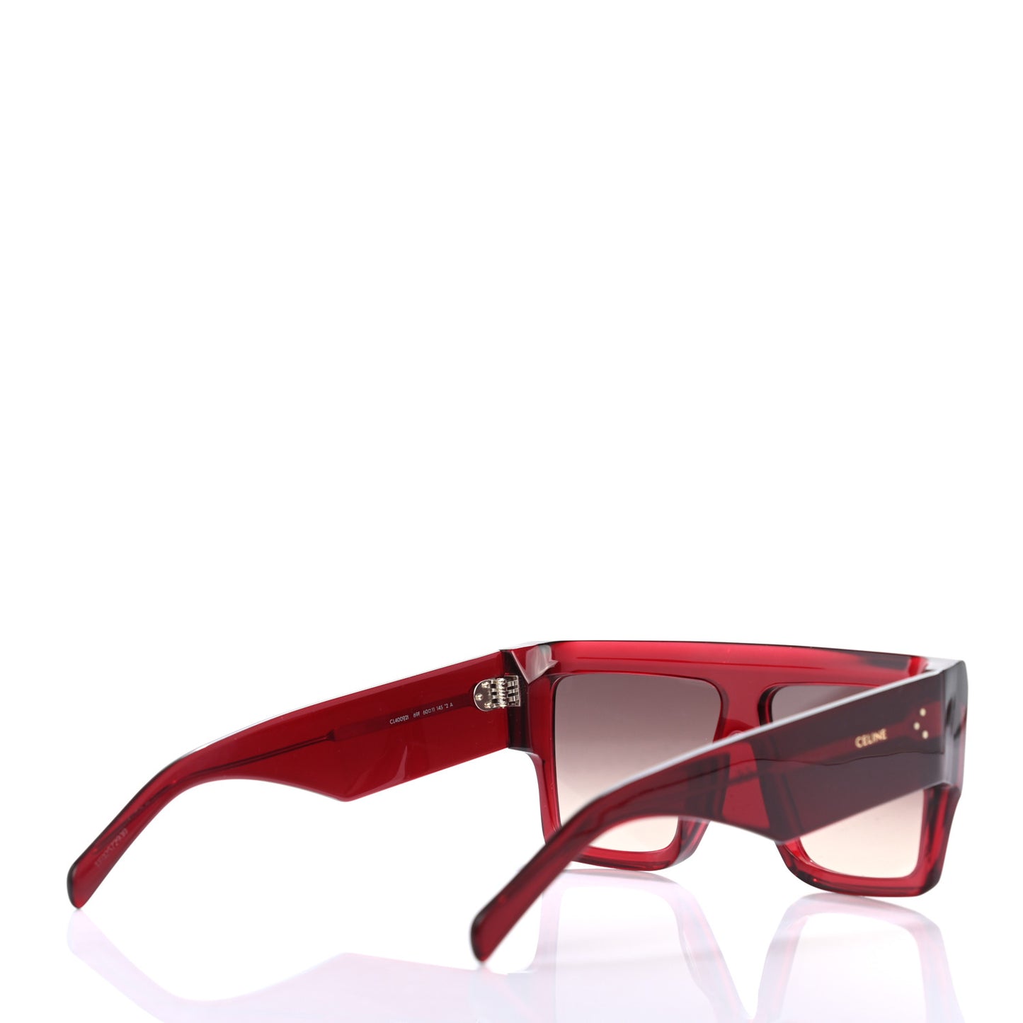 Acetate Rectangular Sunglasses CL400921 Red