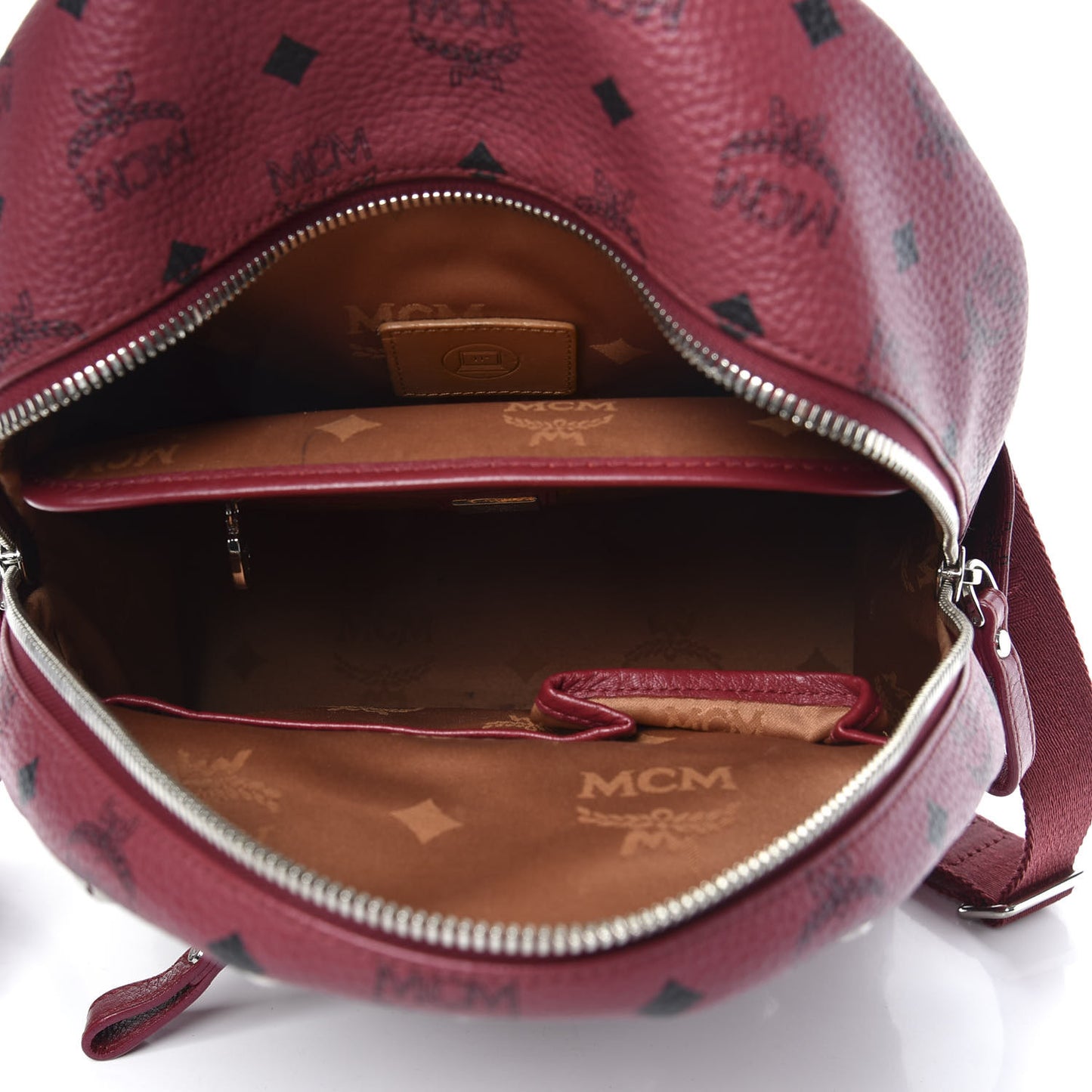 Visetos Studded Small Stark Backpack Scooter Red
