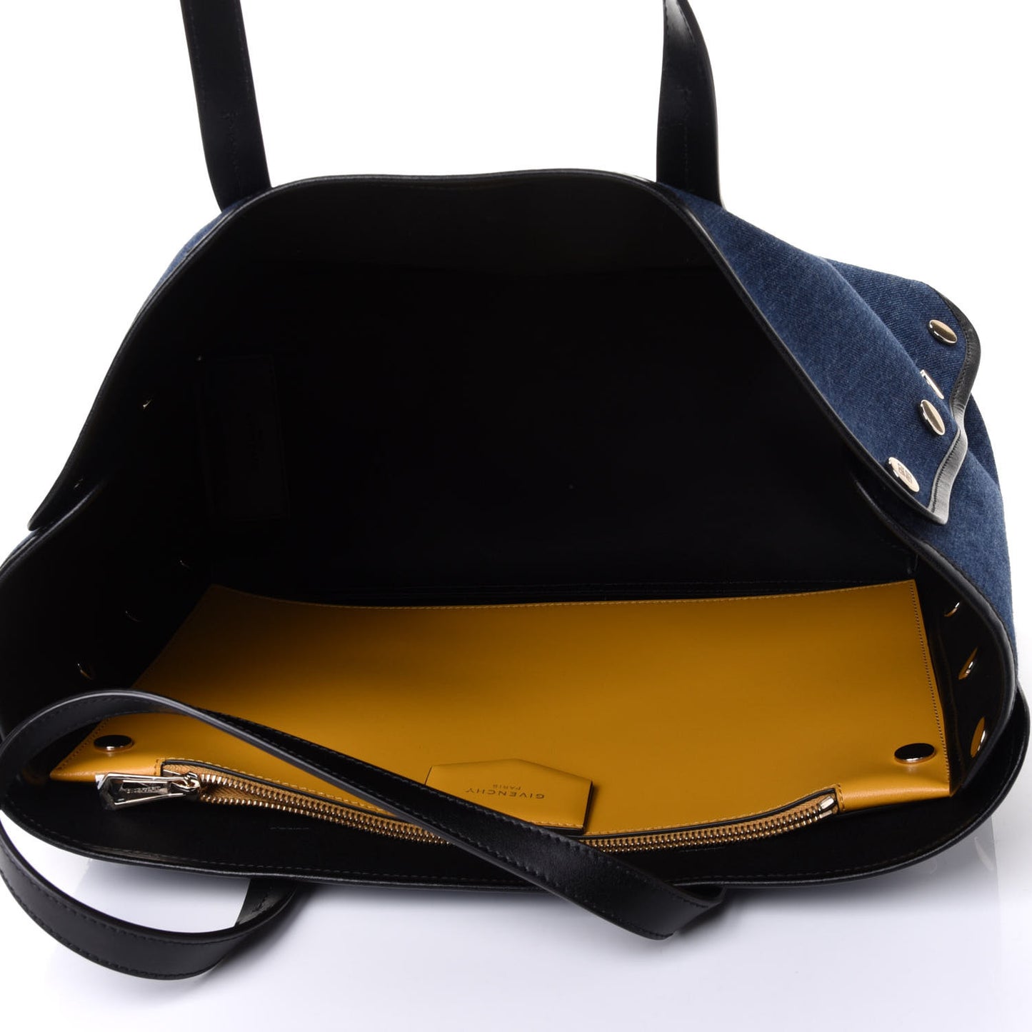 Denim Medium Logo Bond Shopper Tote Blue