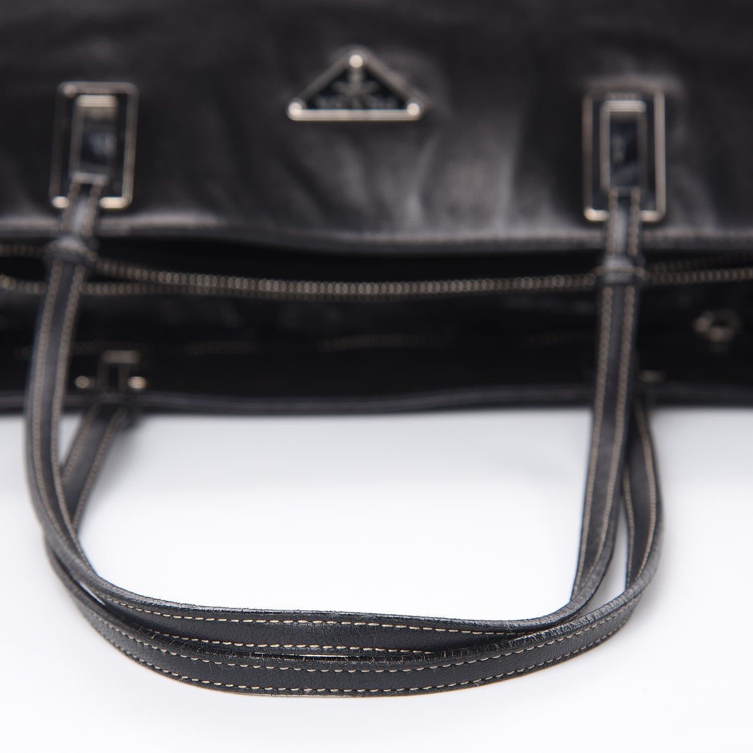 Prada Nappa Shoulder Bag Black 13 of 15
