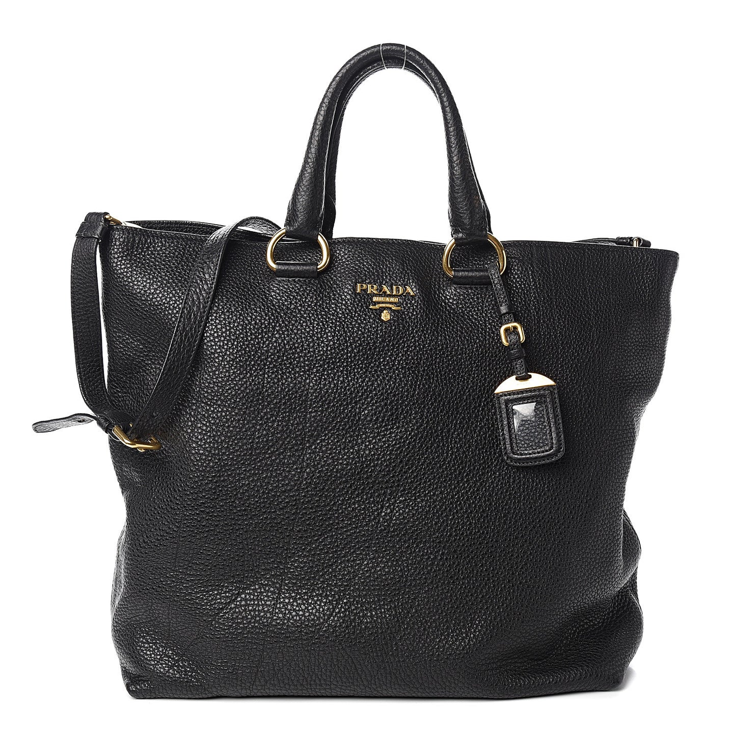 Vitello Daino Tote Black