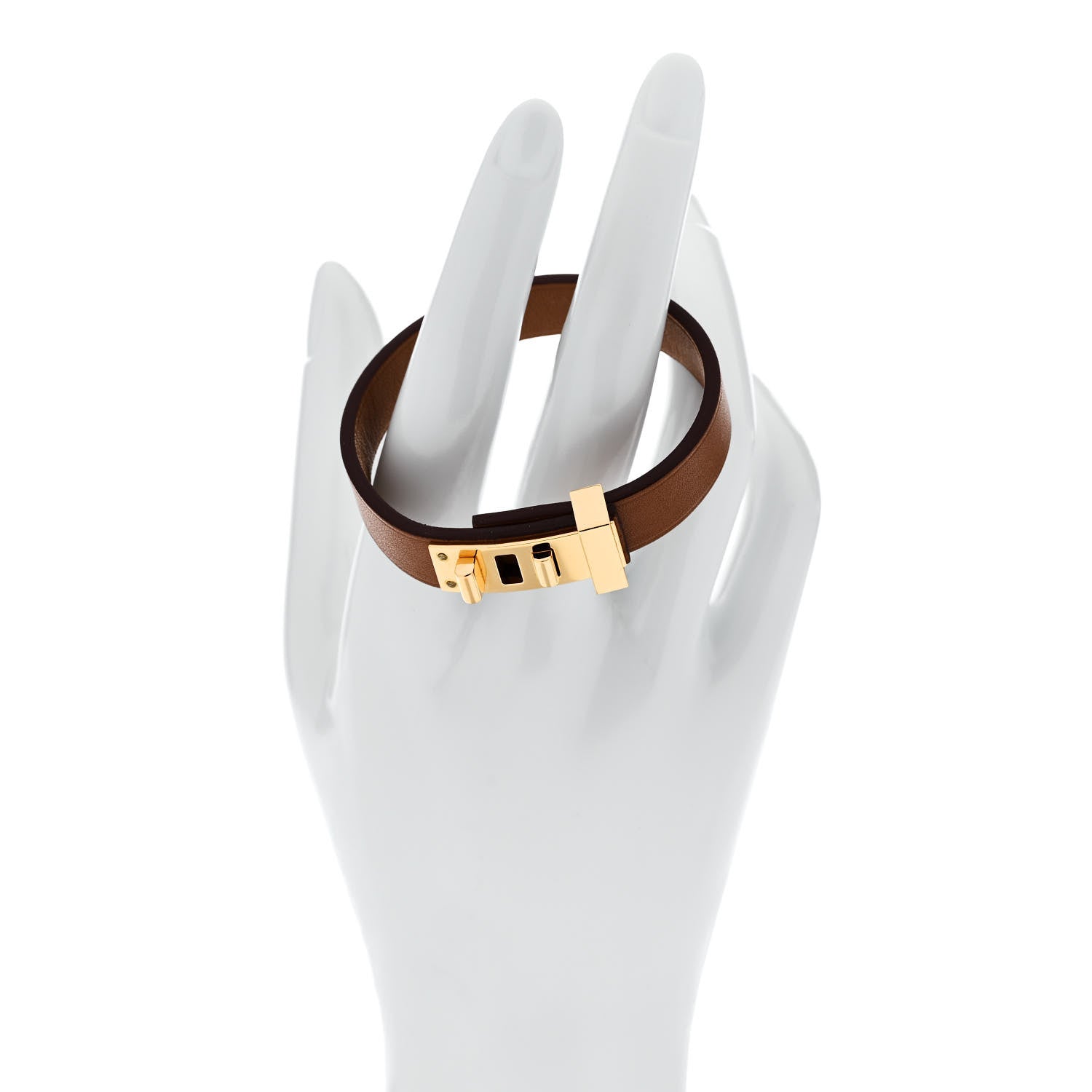 Hermes Swift Mini Dog Carrees Bracelet T2 Gold 2 of 5