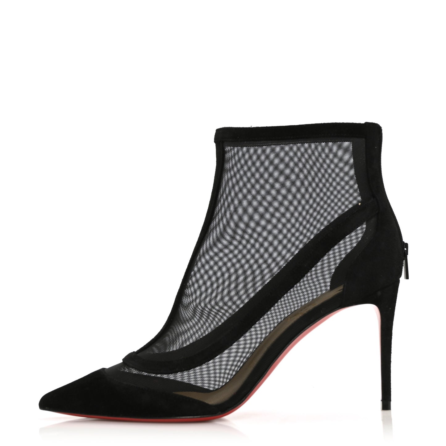 Veau Velours Rete Galabooty 85 Bootie 36.5 Black