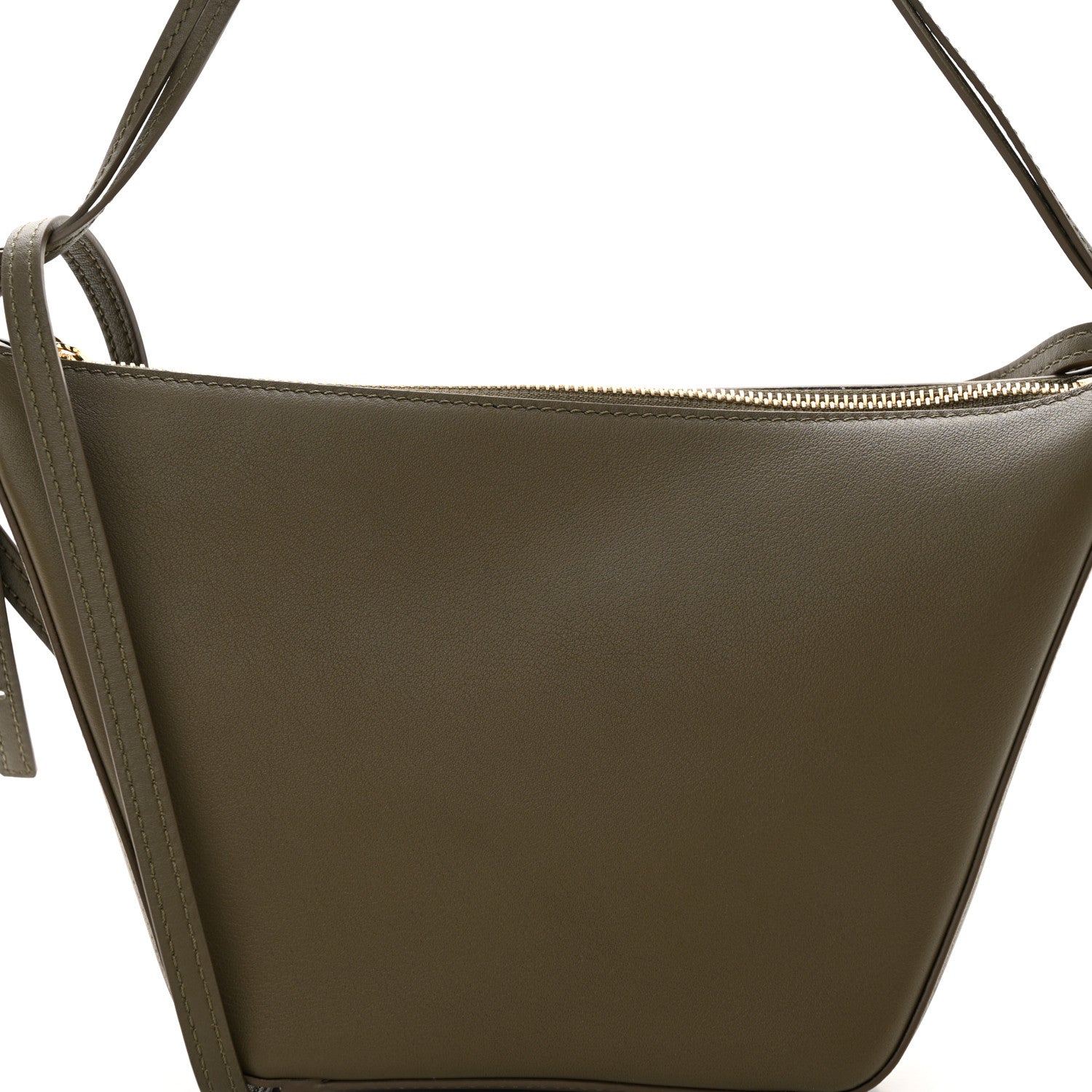 Loewe Calfskin Mini Hammock Hobo Dark Khaki Green 8 of 11