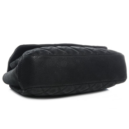 Chanel Iridescent Caviar Small Lady Pearly Flap Black 4 of 8