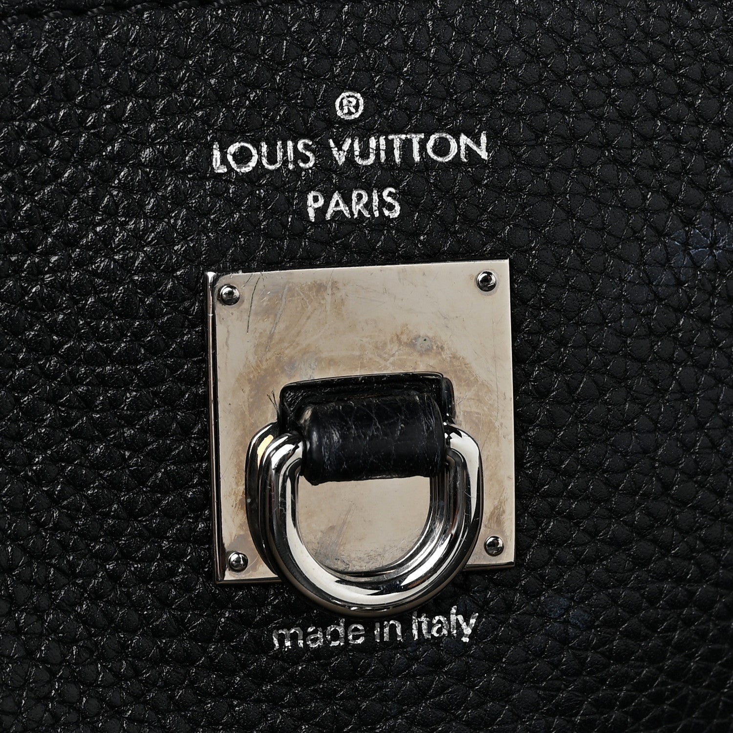 Louis Vuitton Taurillon City Steamer MM Black Beige 7 of 22