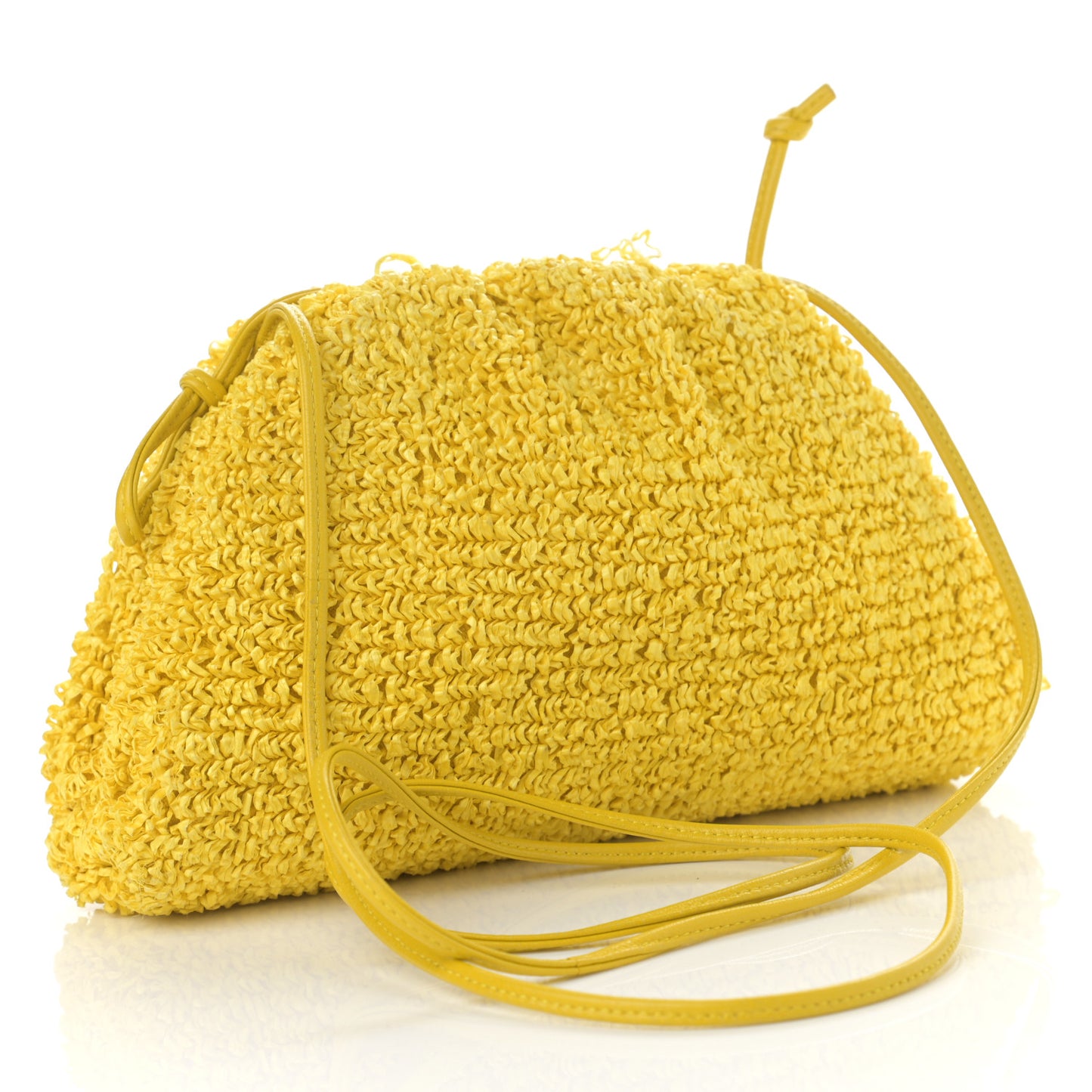 Boucle Curly Raffia The Mini Pouch Mirabelle
