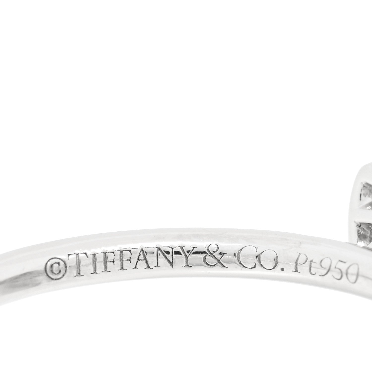 Tiffany Platinum Diamond Paper Flowers Mixed Cluster Ring 52 6 4 of 5