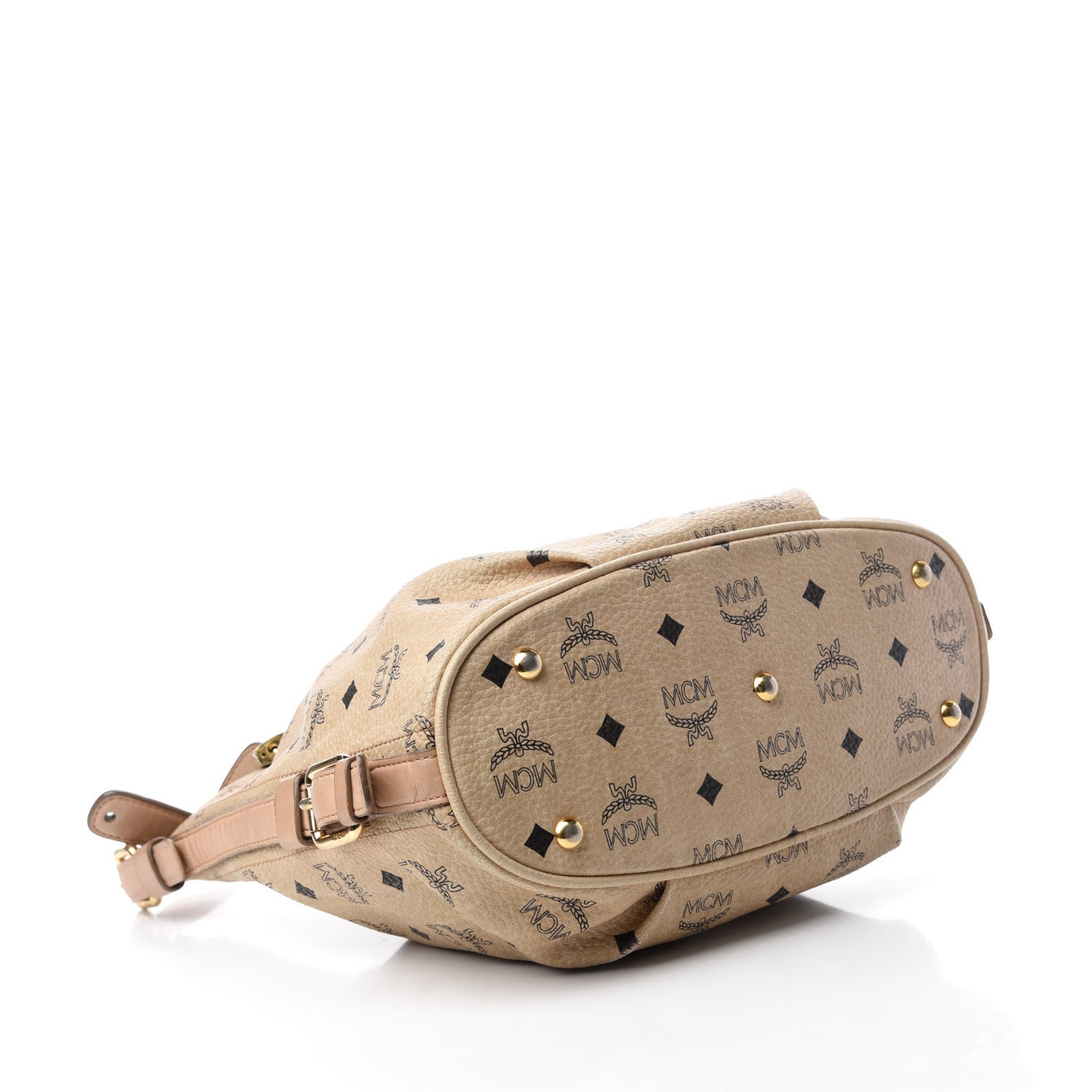 MCM Visetos Hobo Beige 4 of 11