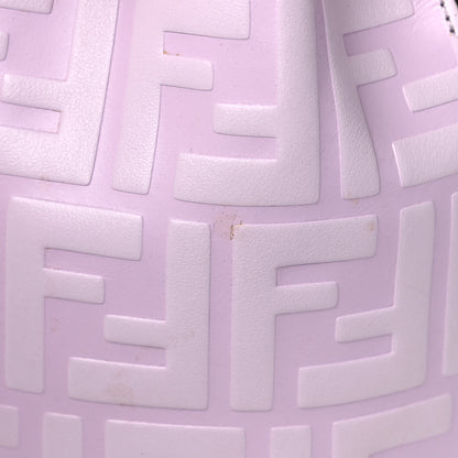 Fendi Vitello Termosport F is Fendi FF 1974 Embossed Mini Mon Tresor Bucket Bag Anemone 11 of 13