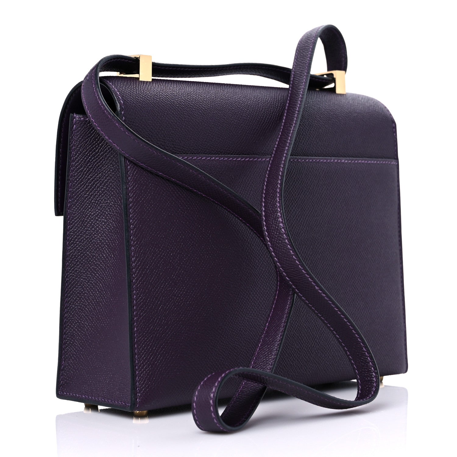 Hermes Epsom Verrou 21 Raisin 2 of 11
