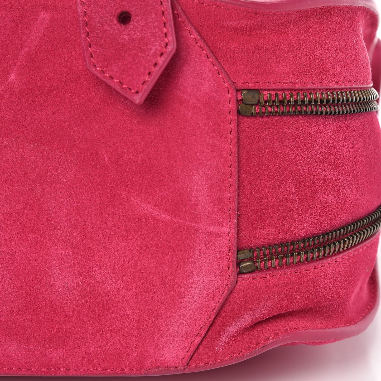 Suede PS1 Mini Pouch Messenger Bag Chianti