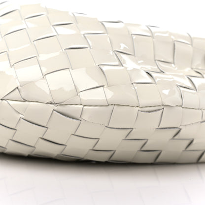 Bottega Veneta Patent Nappa Intrecciato Mini Jodie White 8 of 10