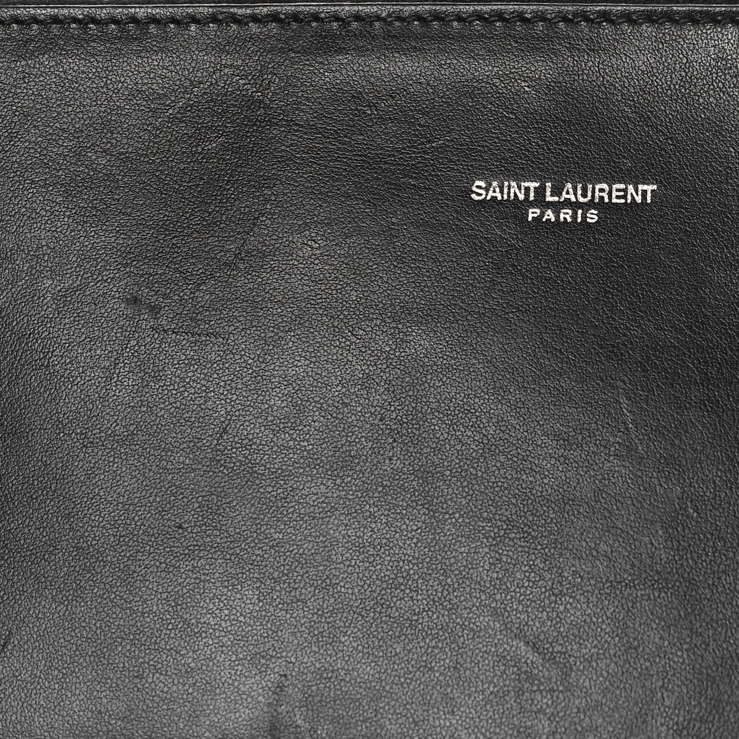 Saint Laurent Calfskin Crocodile Embossed Baby Sac De Jour Black 15 of 18