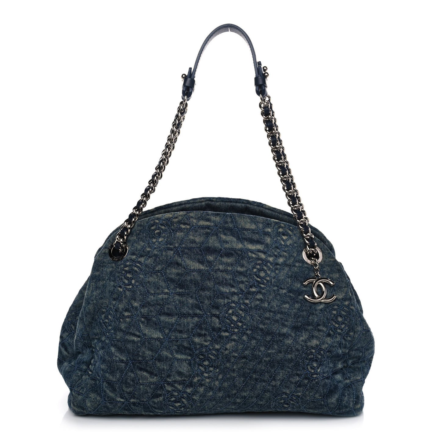 Denim Camellia Embroidered Large Just Mademoiselle Blue