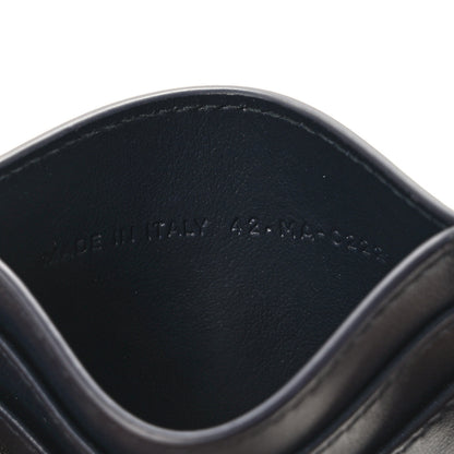 Christian Dior Calfskin Vibe Card Holder Blue White 6 of 6