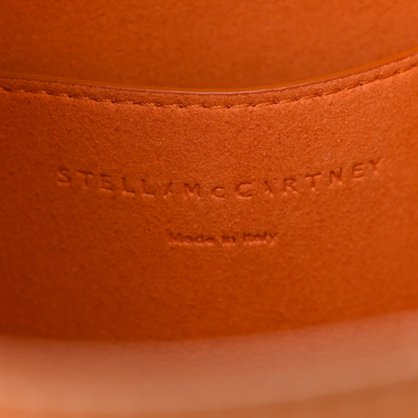 Grainy Alter Mat Perforated Logo Mini Crossbody Orange