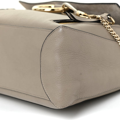 Chloe Calfskin Medium Faye Day Shoulder Bag Motty Grey 10 of 14