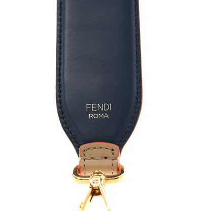 Fendi Vitello Century Plexiglass Bi-Color Studded Strap You Amido Blu Scuro 3 of 4