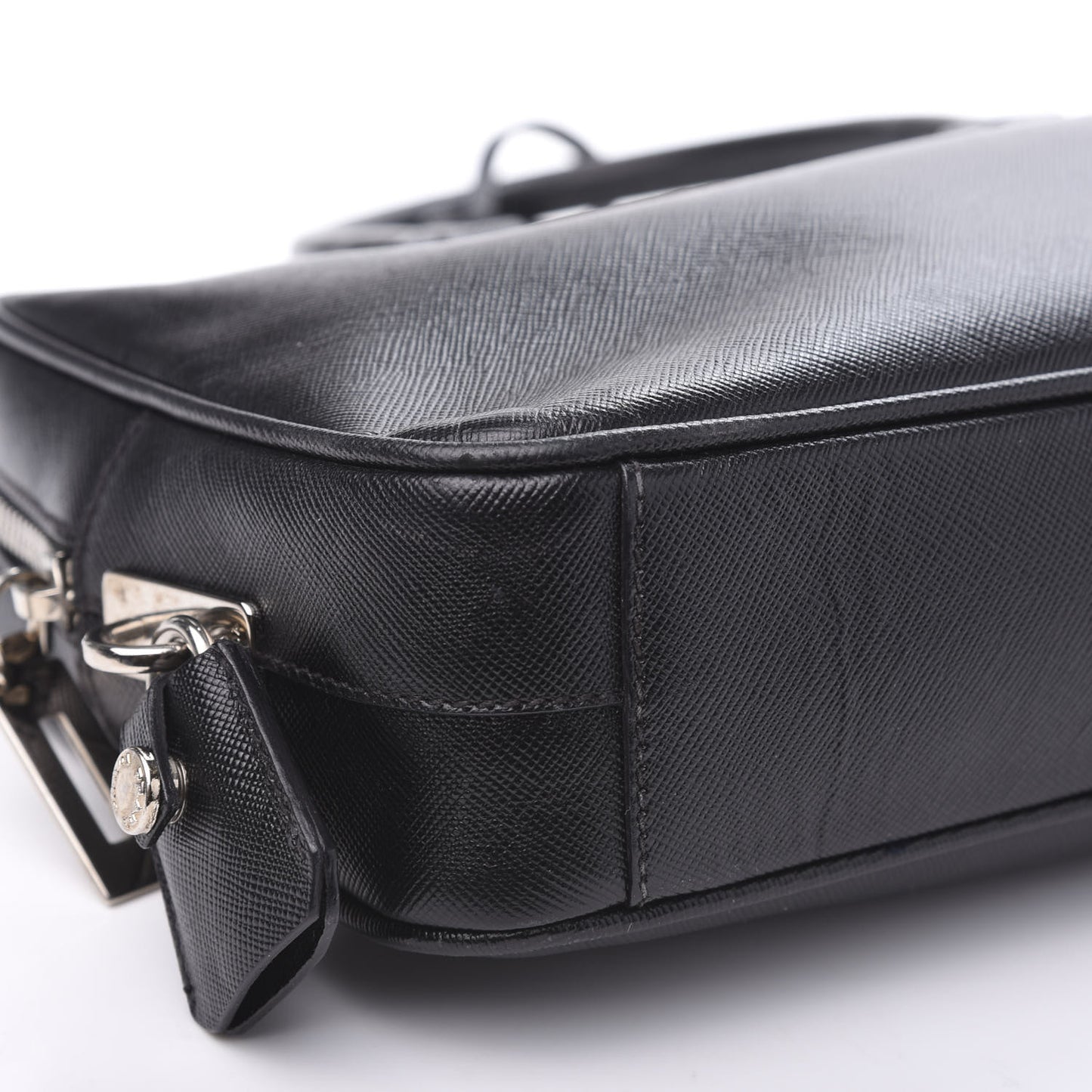 Saffiano Lux Bowler Black