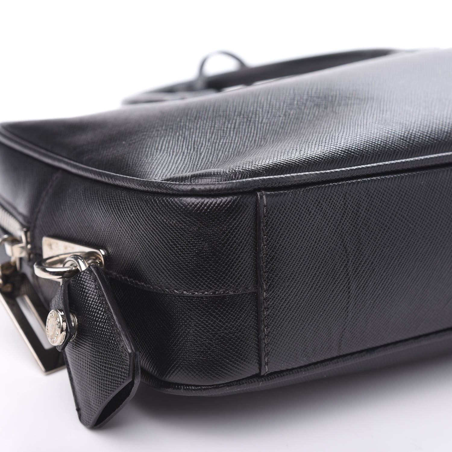 Prada Saffiano Lux Bowler Black 7 of 11