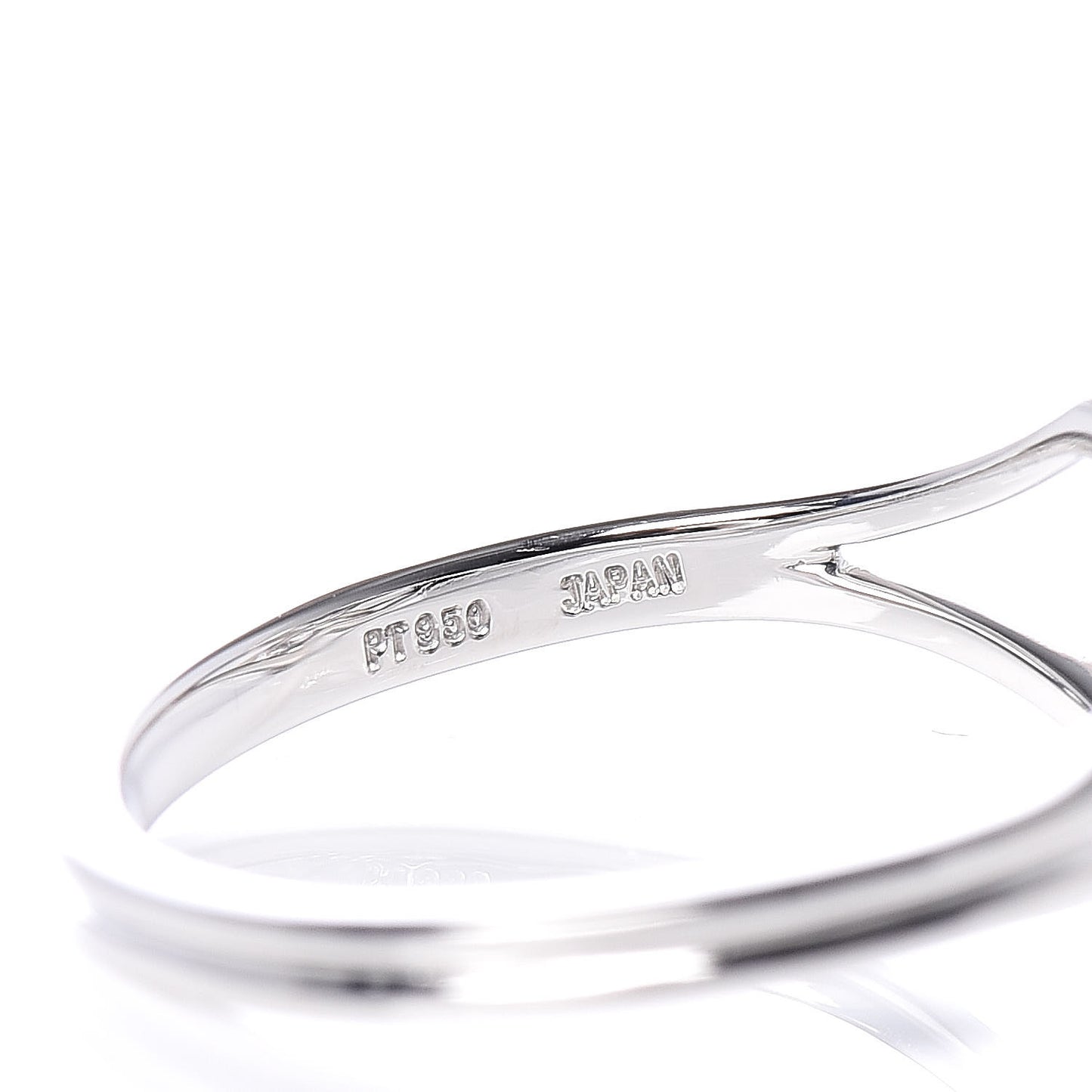 Platinum Diamond Victoria Ring 48 4.5