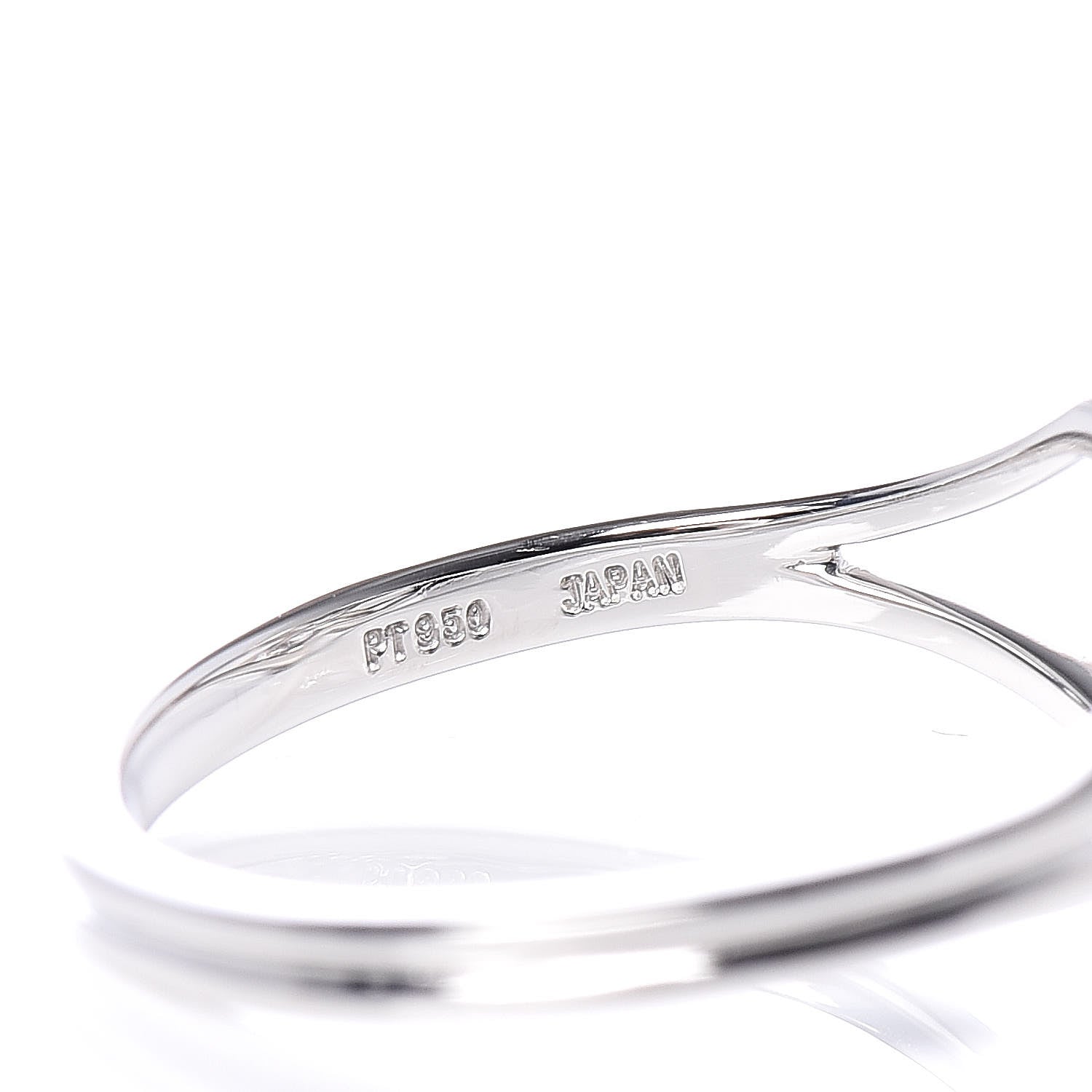 Tiffany Platinum Diamond Victoria Ring 48 4.5 5 of 7
