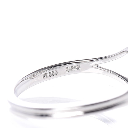 Tiffany Platinum Diamond Victoria Ring 48 4.5 5 of 7