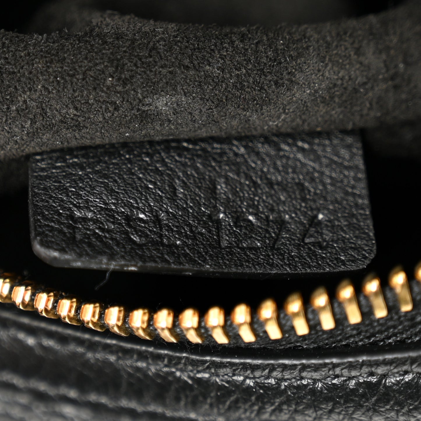 Supple Calfskin Cuir Triomphe Small Heloise Shoulder Bag Black