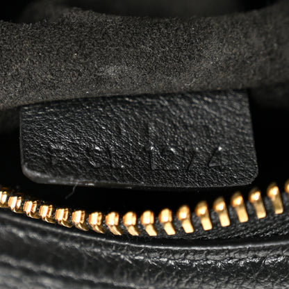 Celine Supple Calfskin Cuir Triomphe Small Heloise Shoulder Bag Black 7 of 10