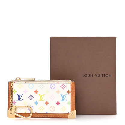 Louis Vuitton Monogram Multicolor Key Pouch White 7 of 7
