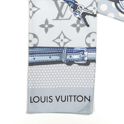 Louis Vuitton Silk Monogram Pop Confidential Bandeau Light Blue 2 of 4